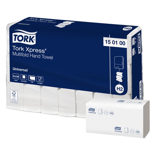 Handduk Tork Xpress Multifold H2 Universal 4830/fp
